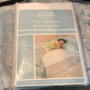 Summer White Waterproof Mattress Cover